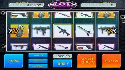 Slots Casino Gun and Pistol Machines Pro screenshot 3