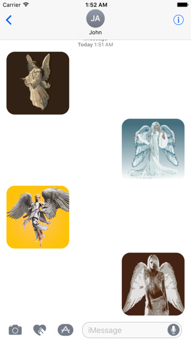 Angels sticker pack screenshot 2