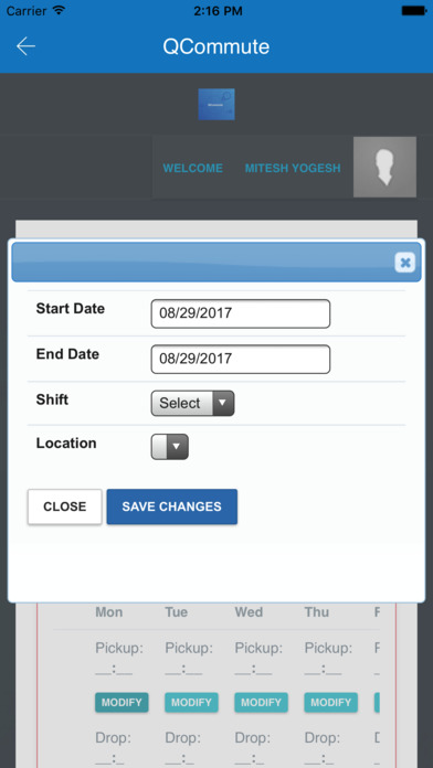 Qcommute Shuttle App screenshot 3