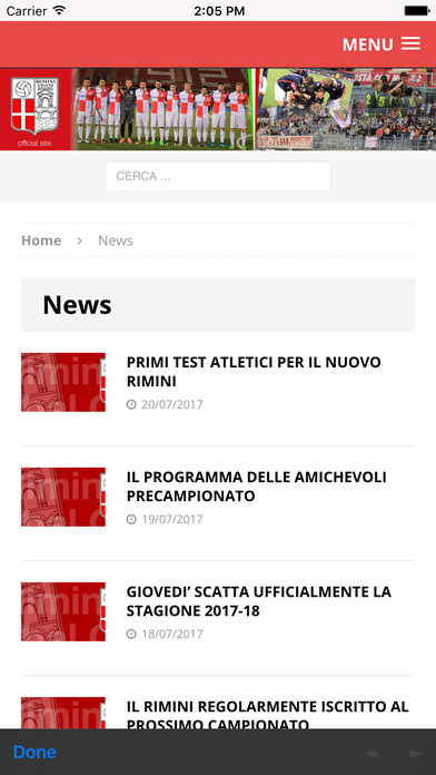 Rimini FC screenshot 3