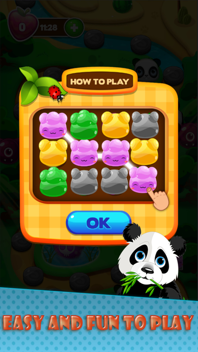 Jelly Panda : connect jellies screenshot 3