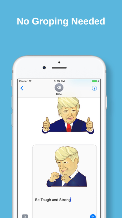 Trump Great Sticker Emoji Collection Famous Poses screenshot 2