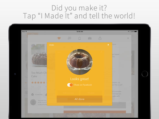 Screenshots of Allrecipes Dinner Spinner for iPad