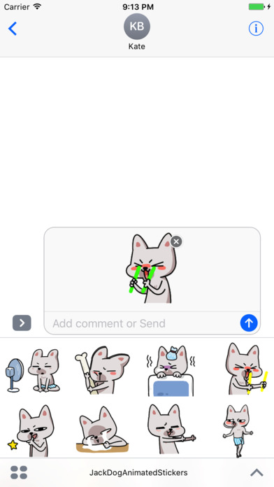 Kuto Dog - Animated Stickers screenshot 2