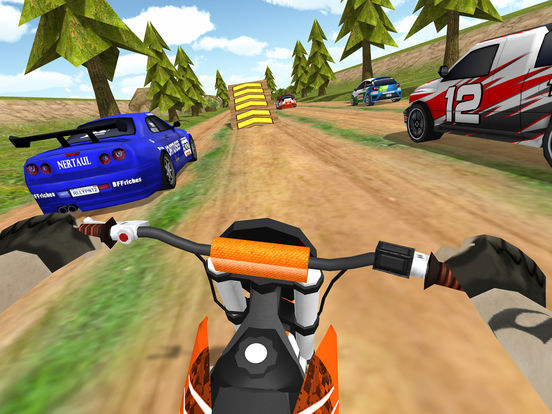 Dirt Bike Racing. Furious Traffic Racer 3Dscreeshot 2