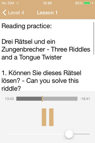 German language school for Paul Pimsleur method screenshot 4