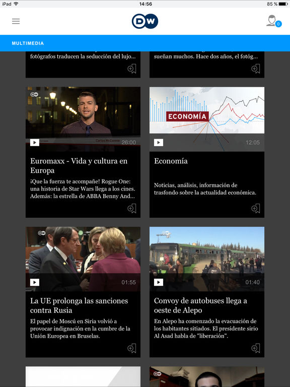 Captura de pantalla del iPad 2
