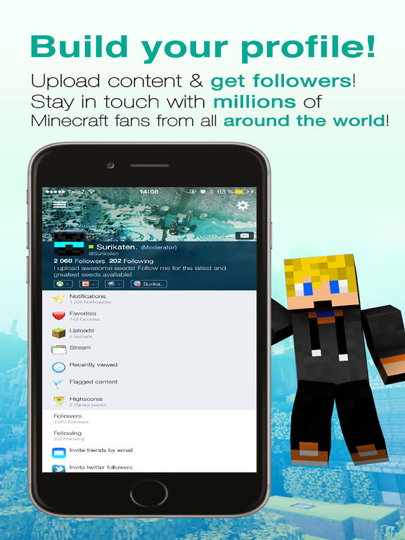Screenshots of Minecraft Seeds Pro for iPad