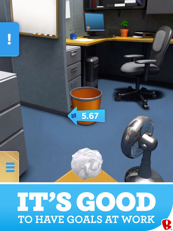 Screenshots of Paper Toss for iPad