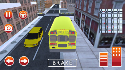 City Schoolbus Driver 3D SIM 2017 screenshot 3