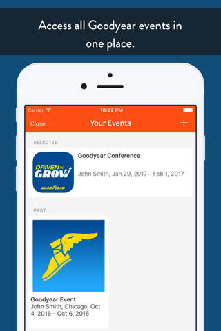 Goodyear Events App screenshot 4