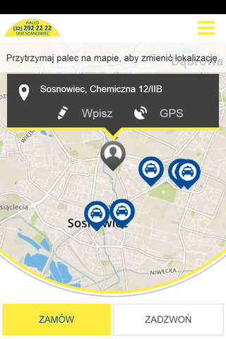 Hallo Taxi Sosnowiec screenshot 2