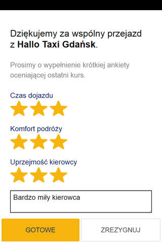 Hallo Taxi Gdańsk screenshot 4