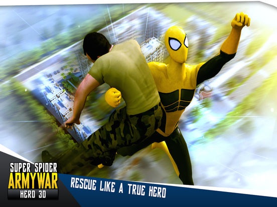 Super Spider Army War Hero 3D Pro на iPad