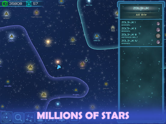 Event Horizon – cosmic arcade, RPG space simulator на iPad