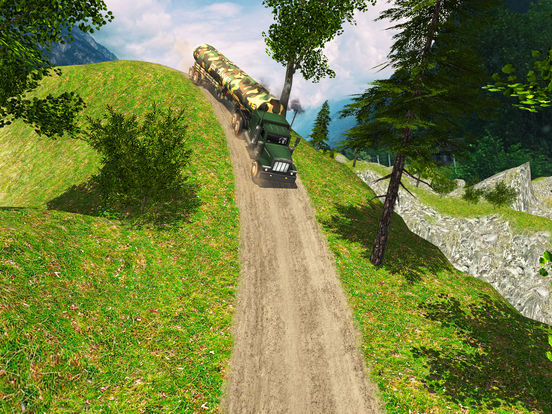 Скачать игру Uphill Offroad Army Oil Tanker Transporter Truck
