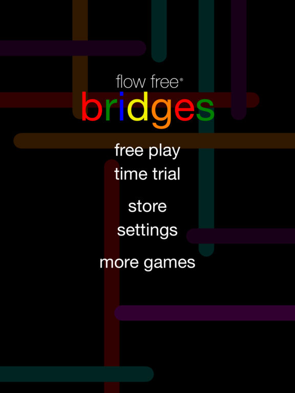 Screenshots of Flow Free: Bridges for iPad