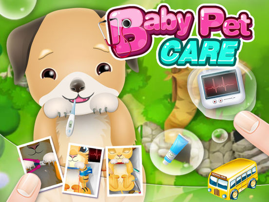 Baby Pet Care - not kids games на iPad