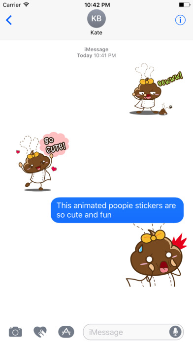 Animated POOPIe Stickers screenshot 2