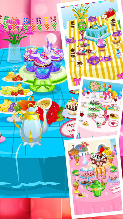 Princess Dinner Party - Cooking Lover Kid Games screenshot 2