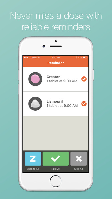 pill reminder iphone