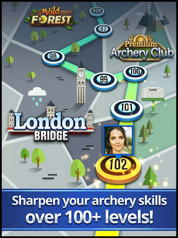 Screenshots of Archery King for iPad