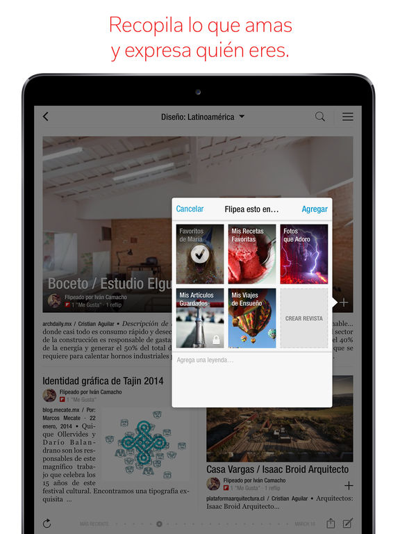 Captura de pantalla del iPad 4