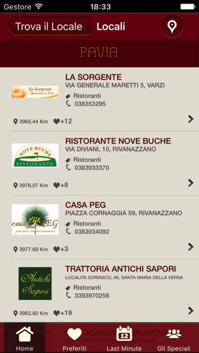 aperitivi & cene Pavia screenshot 3
