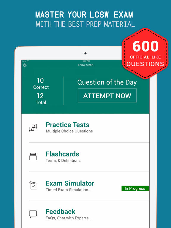 App Shopper ASWB® LCSW Practice Exam Prep 2017 Q&A Flashcard (Education)