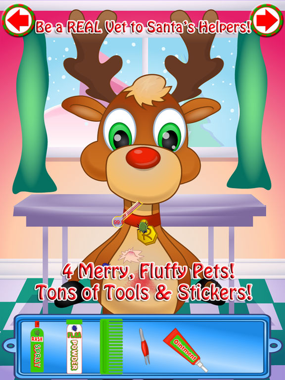 Christmas Pet Vet Doctor Santa Animal Hospital Zooscreeshot 2