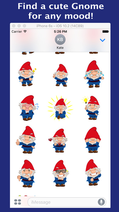 Hysterical Happy Gnome Emojis screenshot 2