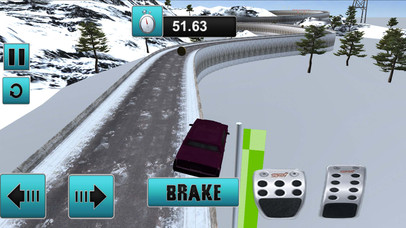 Real Winter Snow Car Driving Simulato screenshot 3