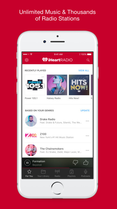 Screenshots of iHeartRadio – Free Music & Radio Stations for iPhone