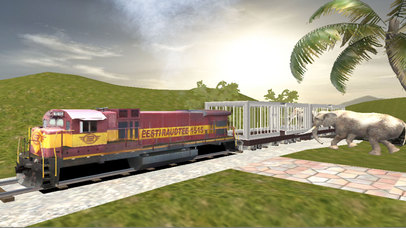 Fast Train Driving Animal Transport screenshot 2
