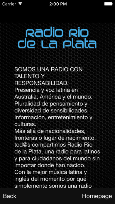 Radio Río de la Plata screenshot 3