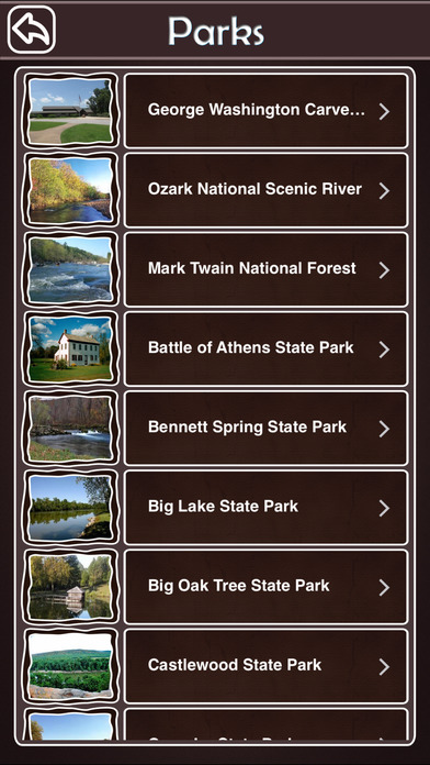 Missouri National & State Parks screenshot 3