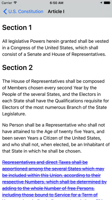 Patriot App (US Constitution) screenshot 3