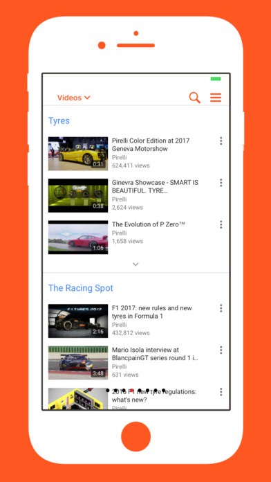 The IAm Pirelli Racing App screenshot 3