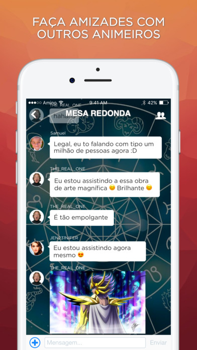Cavaleiros Amino em Português screenshot 2