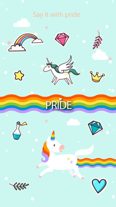 Unicorn Pride Stickers screenshot 2