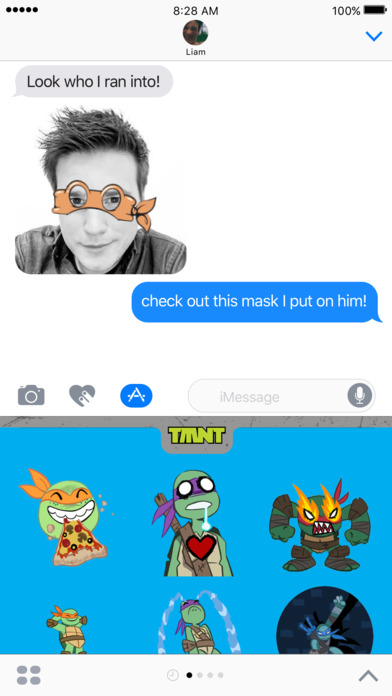 TMNT Stickers for iMessage screenshot 3