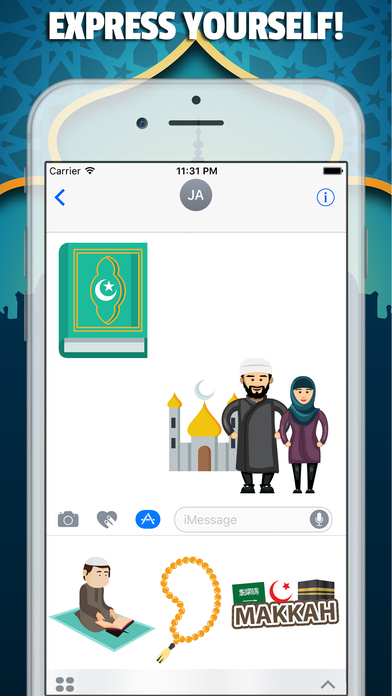 IslamEmoji - #1 Muslim Emoji App screenshot 2