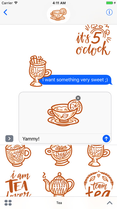 Tea time! Stickers screenshot 4