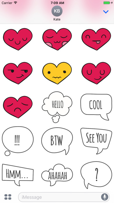Heart Stickers Emojis screenshot 3
