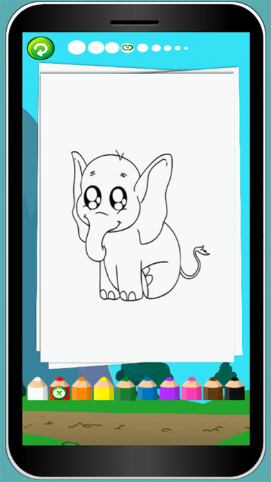 animal forest colouring books games screenshot 2
