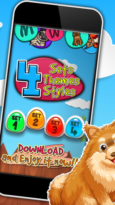 The Dog & Puppy Matching Characters Games Pro screenshot 2
