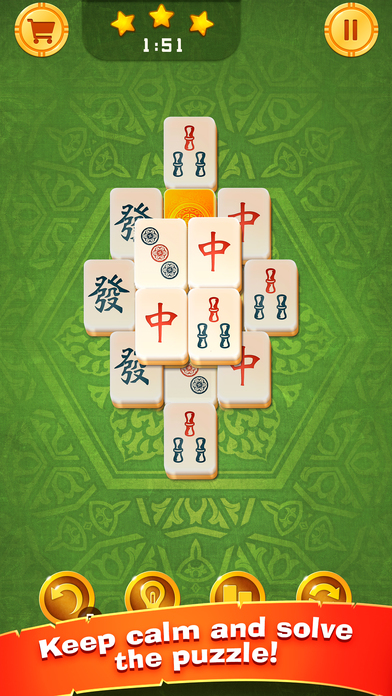 Majong Classic: Oriental Tiles screenshot 3
