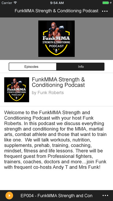 FunkMMA Podcast screenshot 2