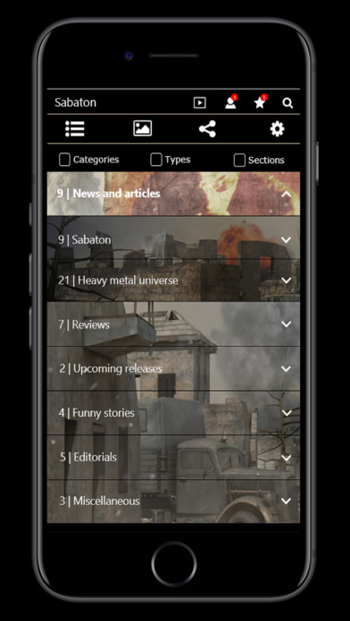 Sabaton Official App screenshot 2