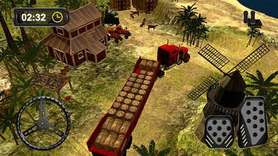 3D Farm Truck Hay Extreme - Farming Game screenshot 2